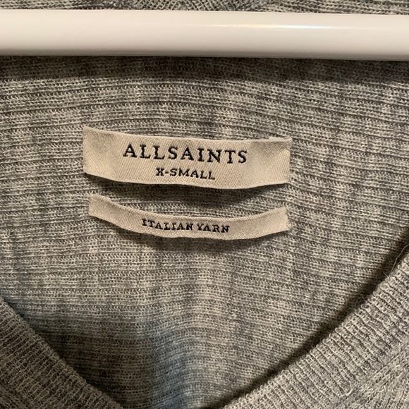All Saints Kelsey V-Neck Sweater, size XS - Picture 8 of 12